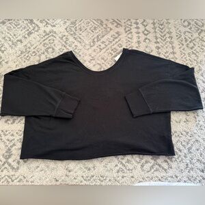 Offline by Aerie Women's Black Cropped Sweater